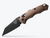 Benchmade 2900BK-1 Auto Immunity™ | Flat Dark Earth Aluminum | Wharncliffe