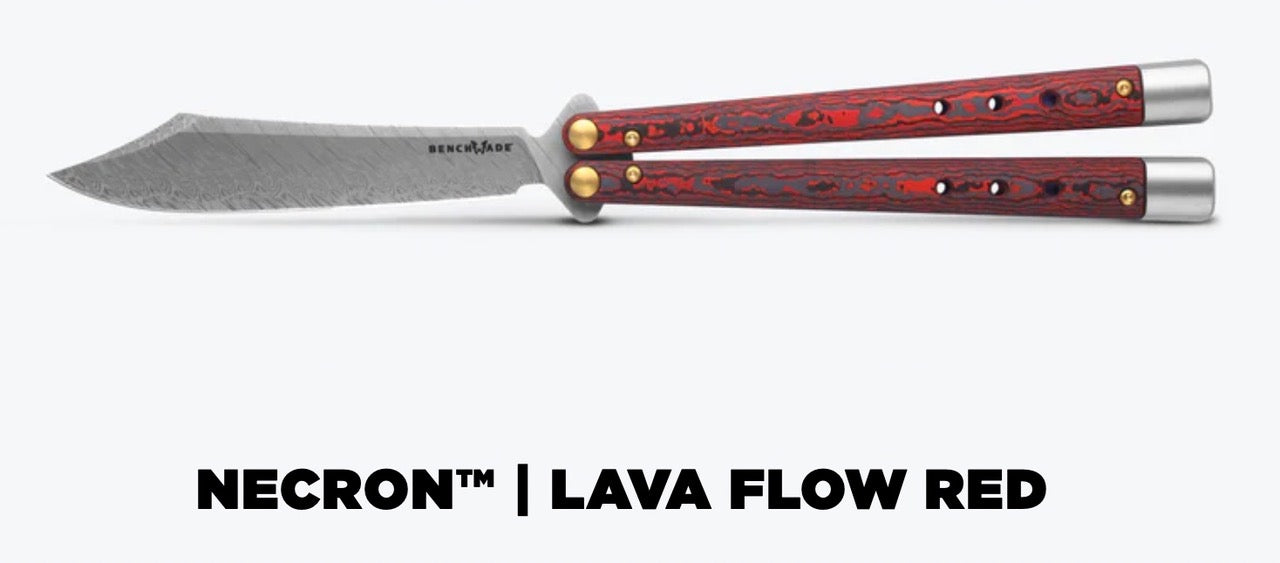 Benchmade 99-241 NECRON™ | LAVA FLOW RED | LIMITED EDITION Butterfly Knife