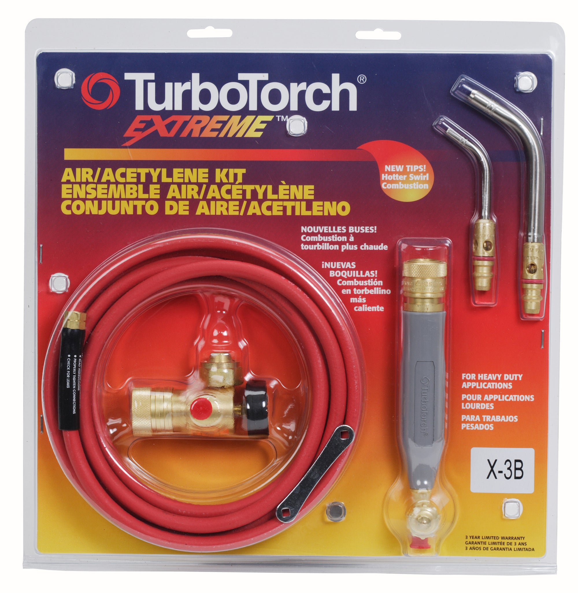 TurboTorch X3B Extreme Air Acetylene Kit 0386-0335 (A3 & A11 Tips)